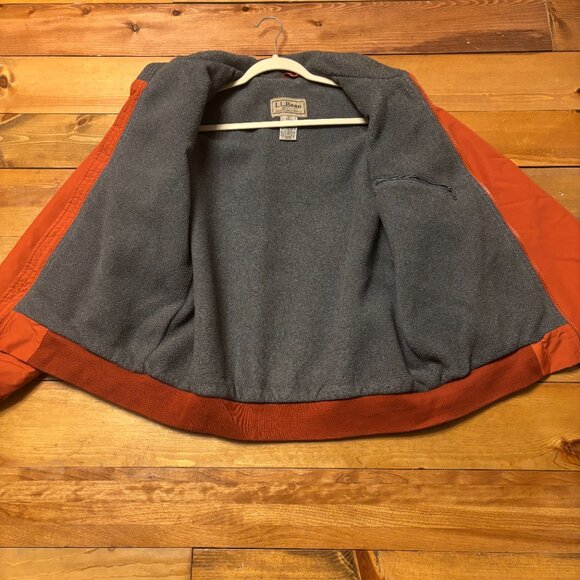 LL Bean Fleeced Lined Winter Bomber Jacket - Picture 5 of 6